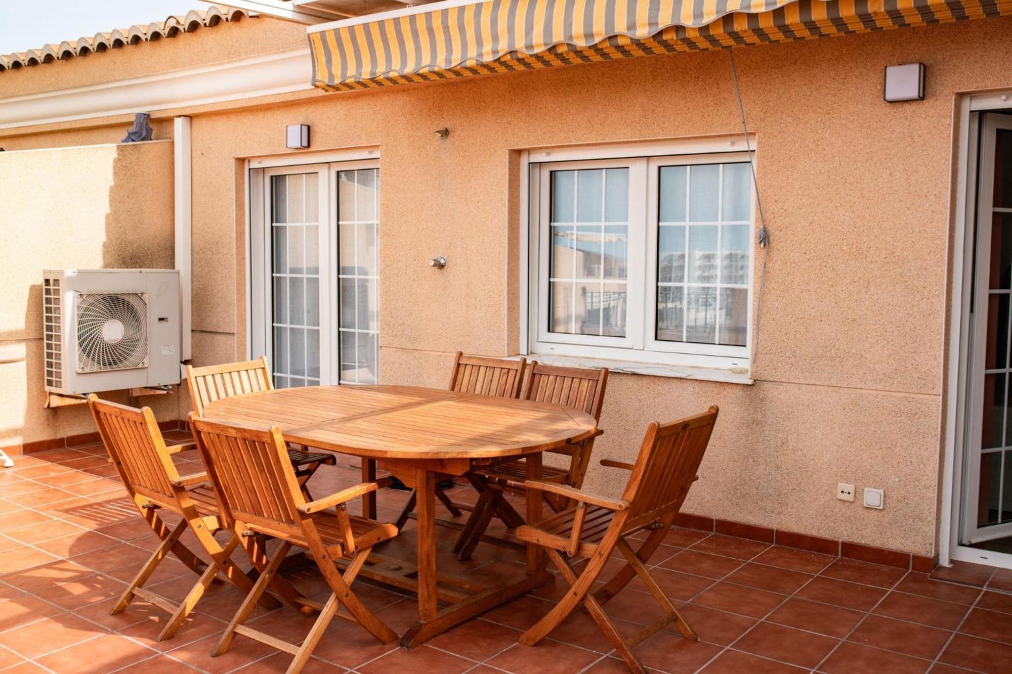 Perla De Mar - Atico Con Amplia Terraza 40M2, Piscina Y Parking En Playa Canet Canet d'En Berenguer ภายนอก รูปภาพ